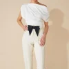 Soft Bow Belt Black*Judith Leiber Outlet