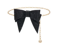 Soft Bow Belt Black*Judith Leiber Outlet