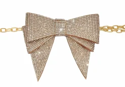 Soft Bow Belt Champagne*Judith Leiber Clearance