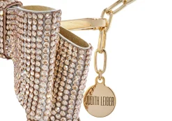 Soft Bow Belt Champagne*Judith Leiber Clearance