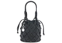 Sparkle Net Pouch Black*Judith Leiber Fashion