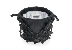 Sparkle Net Pouch Black*Judith Leiber Fashion