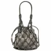 Sparkle Net Pouch Gray*Judith Leiber Fashion