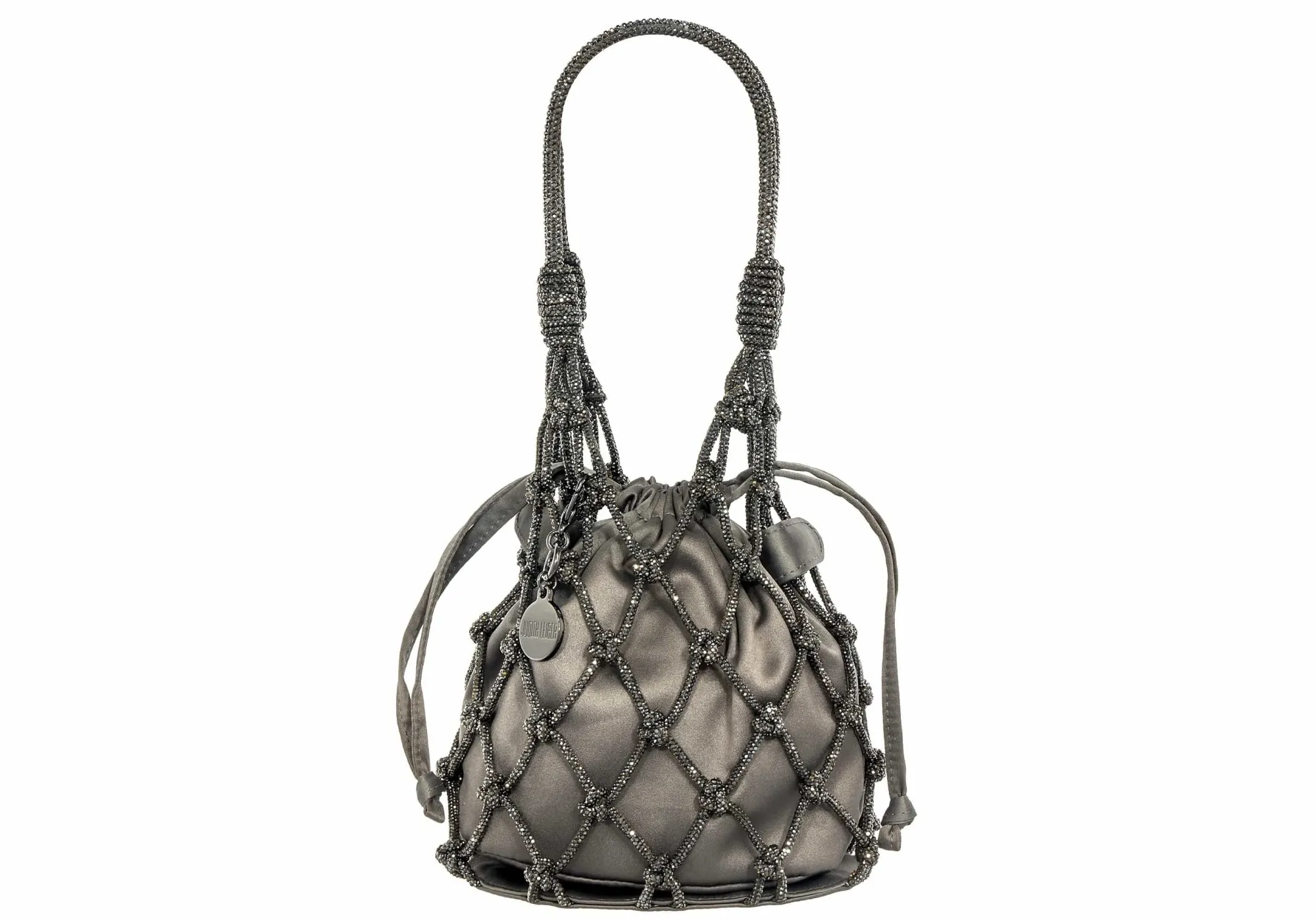 Sparkle Net Pouch Gray*Judith Leiber Fashion