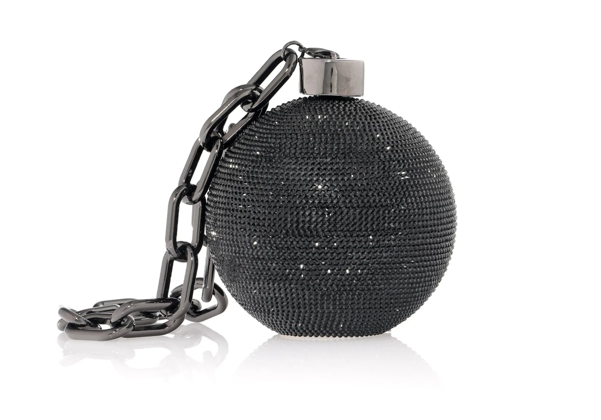 Sphere Ball and Chain Black*Judith Leiber Outlet