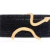 Spiral Snake Cylinder Black*Judith Leiber Hot
