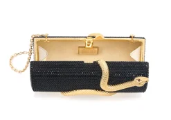 Spiral Snake Cylinder Black*Judith Leiber Hot