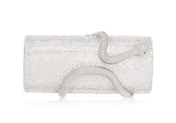 Spiral Snake Cylinder Silver*Judith Leiber Discount