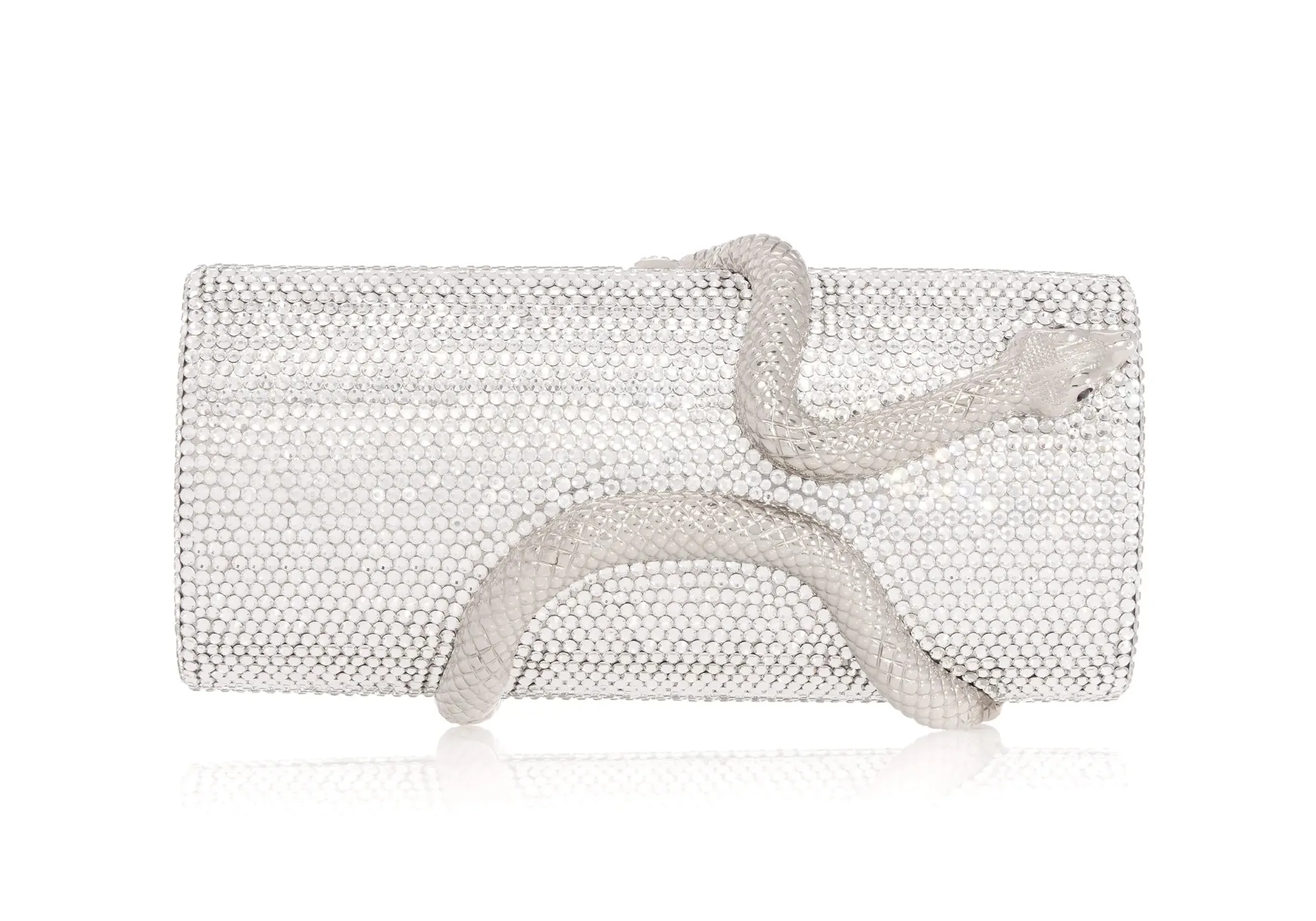 Spiral Snake Cylinder Silver*Judith Leiber Discount