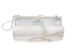 Spiral Snake Cylinder Silver*Judith Leiber Discount