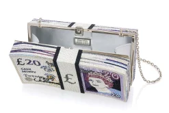 Stack of Cash 20 Pound Note*Judith Leiber Best