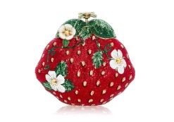 Strawberry Clutch*Judith Leiber New