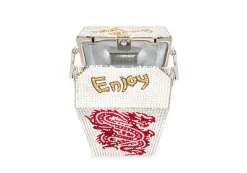 Take Me Out White Designer Bag*Judith Leiber Fashion