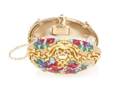 60th Anniversary Celebration Egg Filigree Savonnerie (Limited Edition 1970's)*Judith Leiber Best