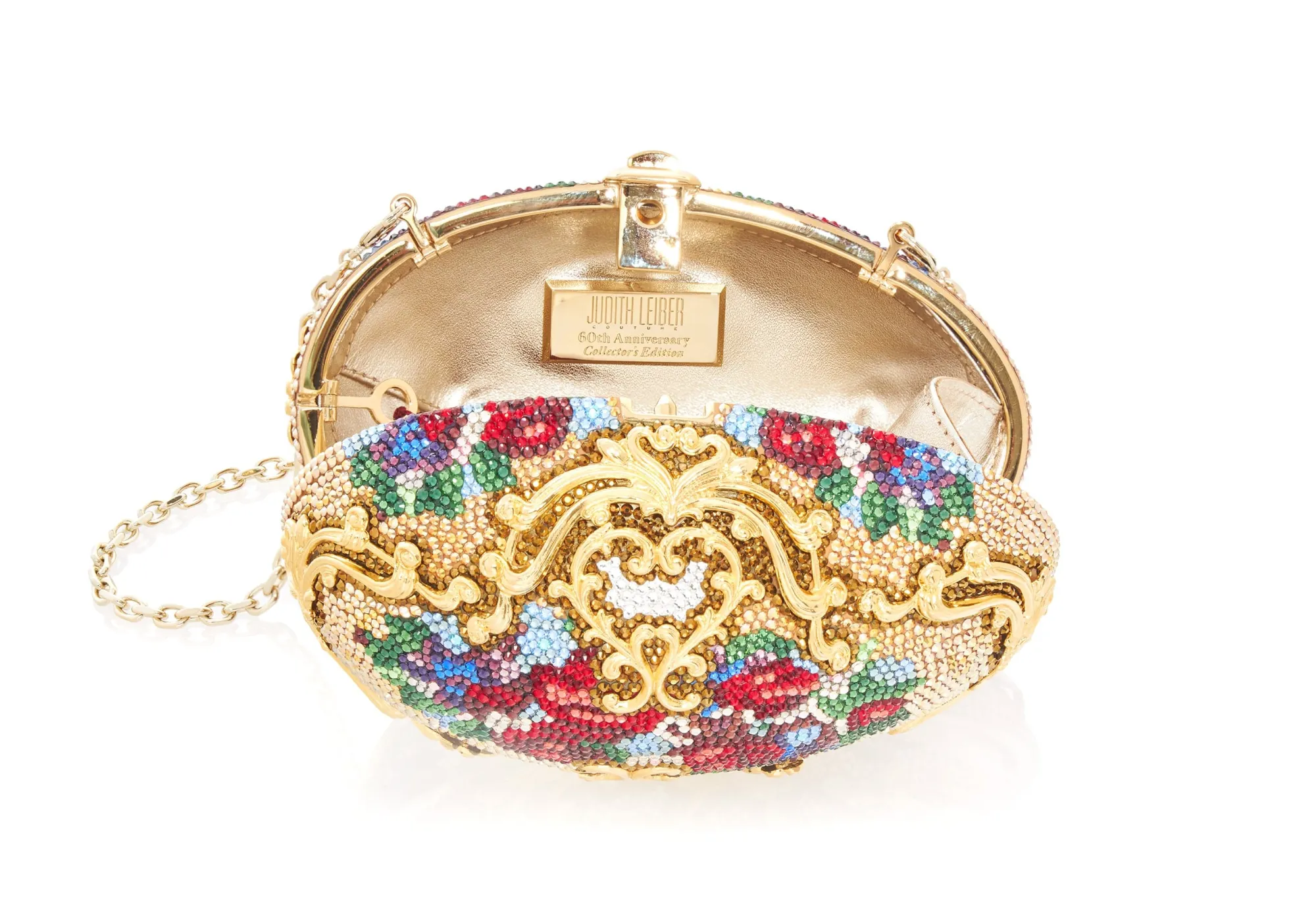 60th Anniversary Celebration Egg Filigree Savonnerie (Limited Edition 1970's)*Judith Leiber Best
