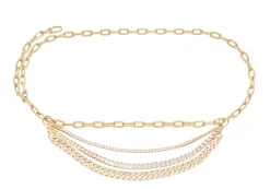 Triple Chain Belt Champagne*Judith Leiber Fashion