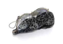 Wildcat Black Jaguar*Judith Leiber Outlet