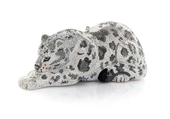 Wildcat Snow Leopard*Judith Leiber Discount